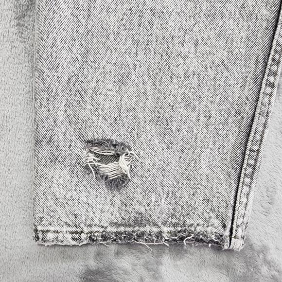 Vintage 80s Levi's Jeans Womens W28 L28 Black Acid Wash 701 Student Fit Straight - Picture 4 of 14